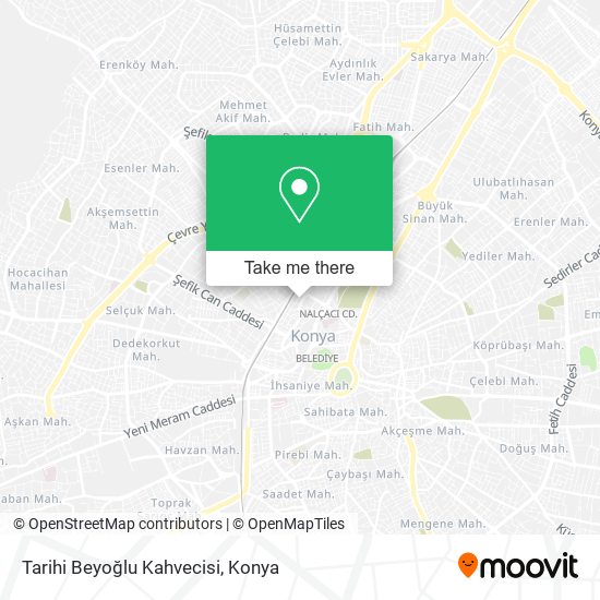 Tarihi Beyoğlu Kahvecisi map