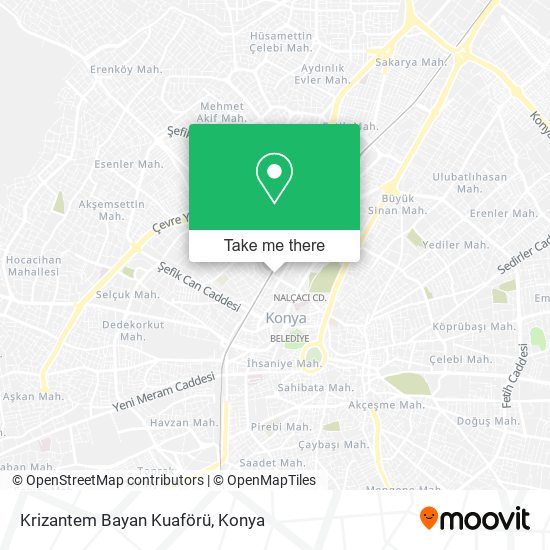 Krizantem Bayan Kuaförü map