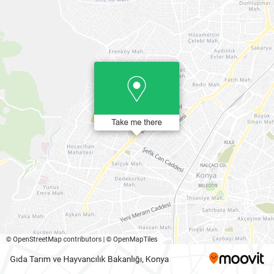 Gıda Tarım ve Hayvancılık Bakanlığı map