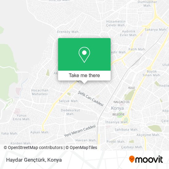 Haydar Gençtürk map