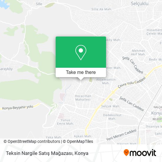 Teksin Nargile Satış Mağazası map