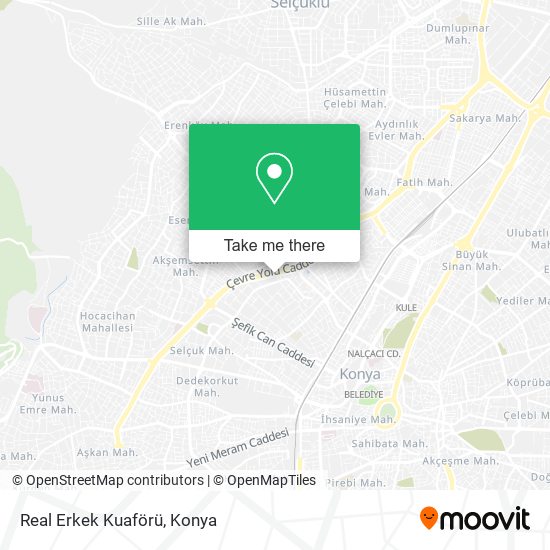Real Erkek Kuaförü map