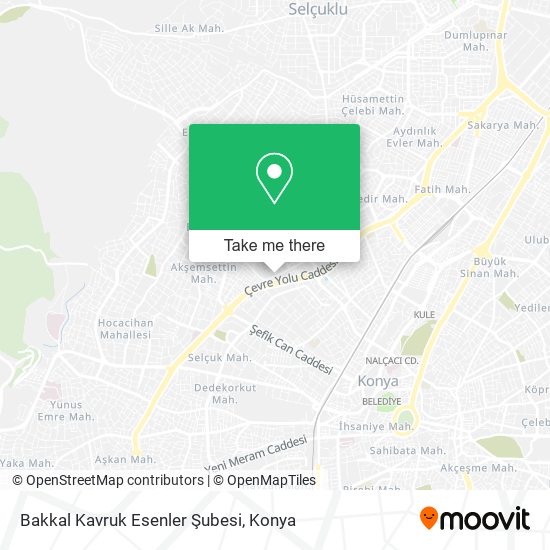 Bakkal Kavruk Esenler Şubesi map