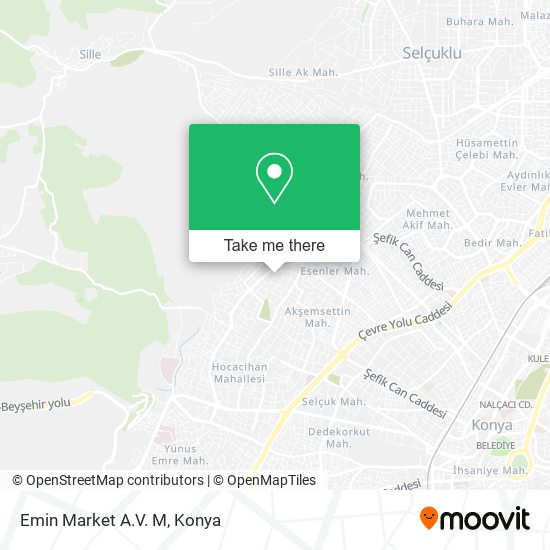 Emin Market A.V. M map