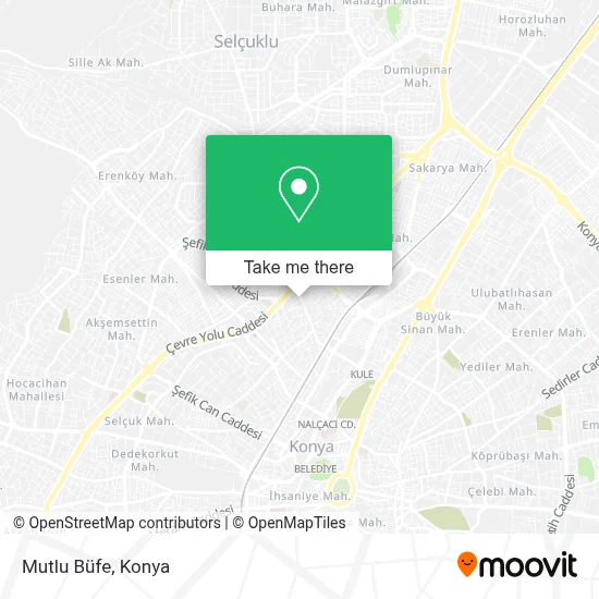 Mutlu Büfe map