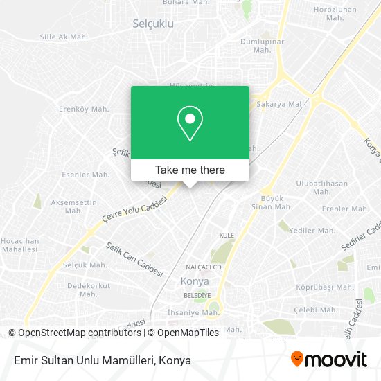 Emir Sultan Unlu Mamülleri map