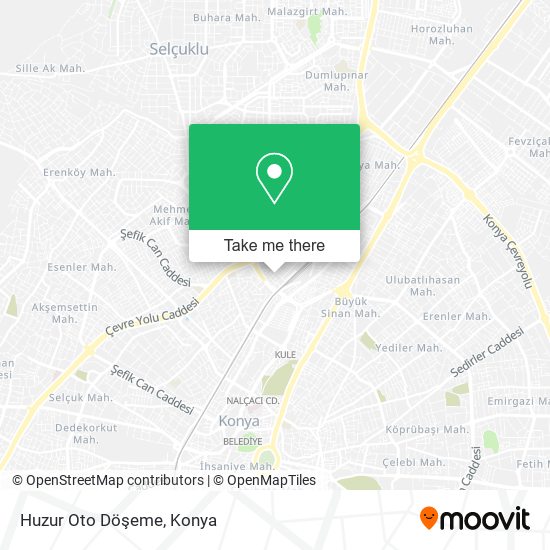 Huzur Oto Döşeme map