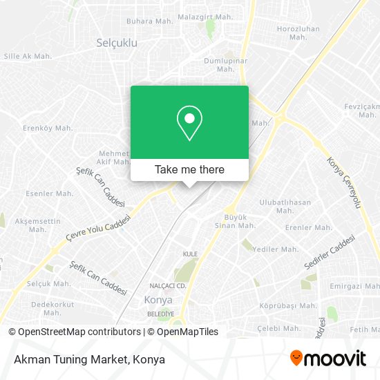 Akman Tuning Market map