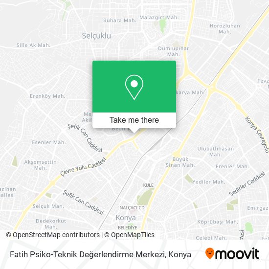 Fatih Psiko-Teknik Değerlendirme Merkezi map