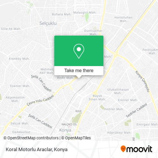 Koral Motorlu Araclar map