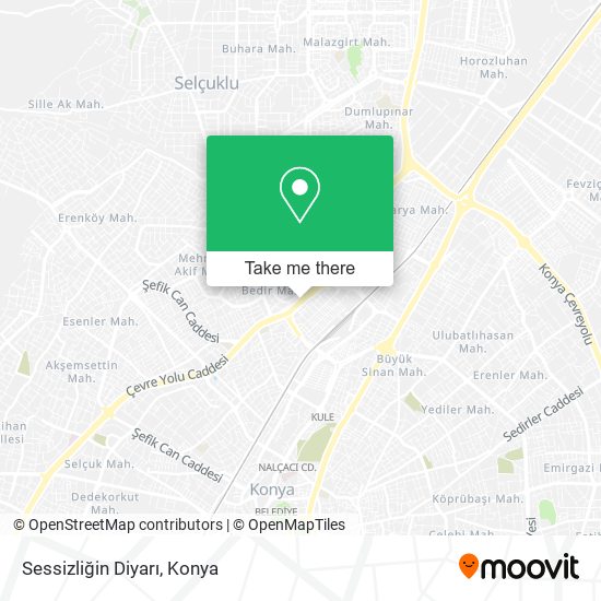Sessizliğin Diyarı map