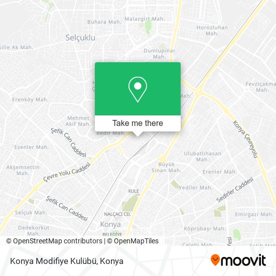 Konya Modifiye Kulübü map