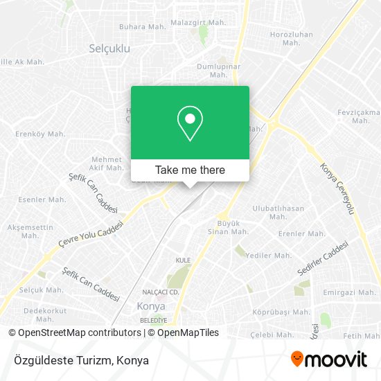 Özgüldeste Turizm map