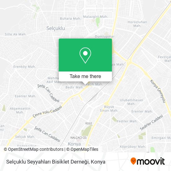 Selçuklu Seyyahları Bisiklet Derneği map
