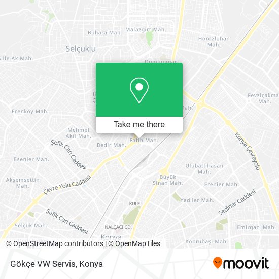 Gökçe VW Servis map