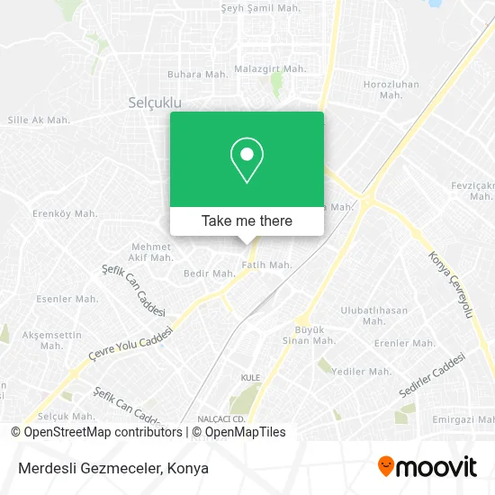 Merdesli Gezmeceler map