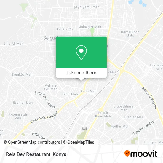 Reis Bey Restaurant map
