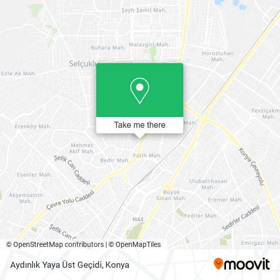 Aydınlık Yaya Üst Geçidi map