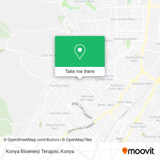 Konya Bioenerji Terapisi map