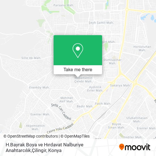 H.Bayrak Boya ve Hırdavat Nalburiye Anahtarcılık,Çilingir map