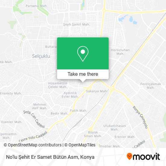 No'lu Şehit Er Samet Bütün Asm map