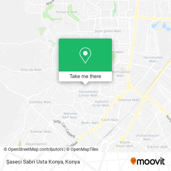 Şaseci Sabri Usta Konya map