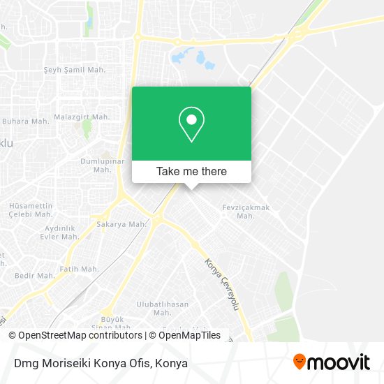 Dmg Moriseiki Konya Ofis map