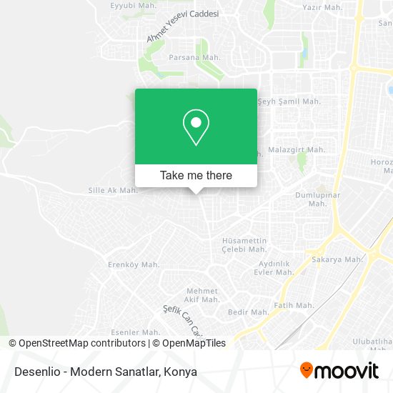 Desenlio - Modern Sanatlar map