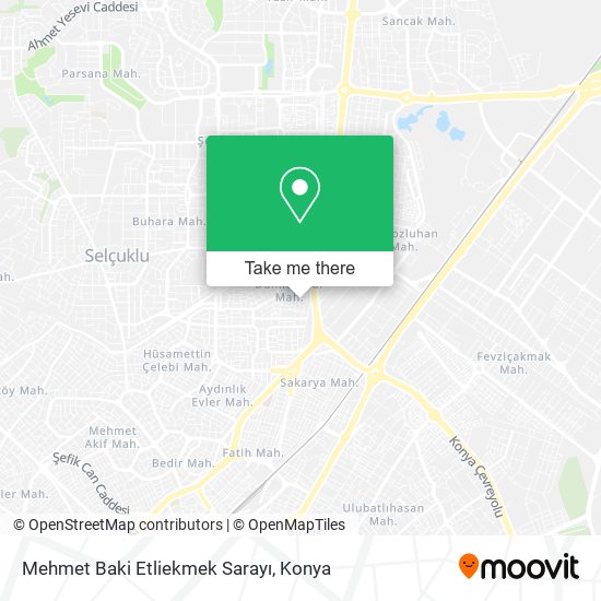 Mehmet Baki Etliekmek Sarayı map