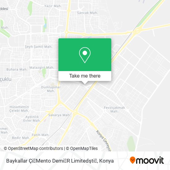 Baykallar Çi̇Mento Demi̇R Limitedşti̇ map