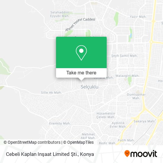 Cebeli Kaplan Inşaat Limited Şti. map