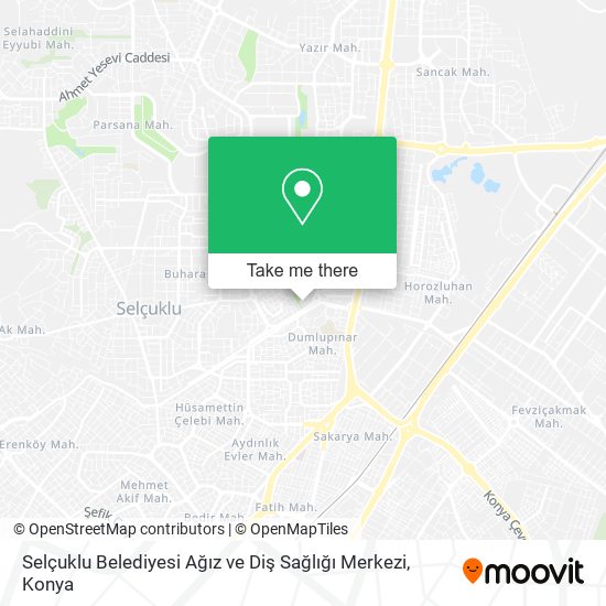 Selçuklu Belediyesi Ağız ve Diş Sağlığı Merkezi map