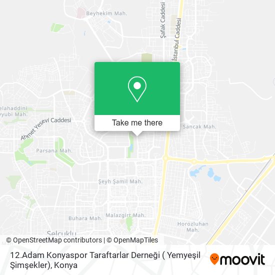12.Adam Konyaspor Taraftarlar Derneği ( Yemyeşil Şimşekler) map