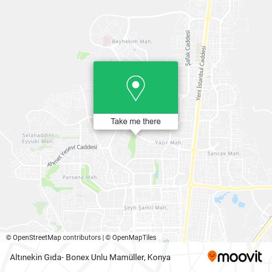 Altınekin Gıda- Bonex Unlu Mamüller map