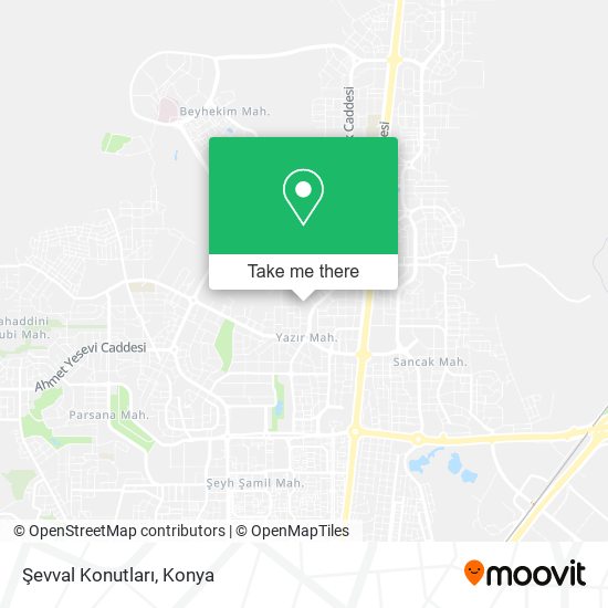 Şevval Konutları map