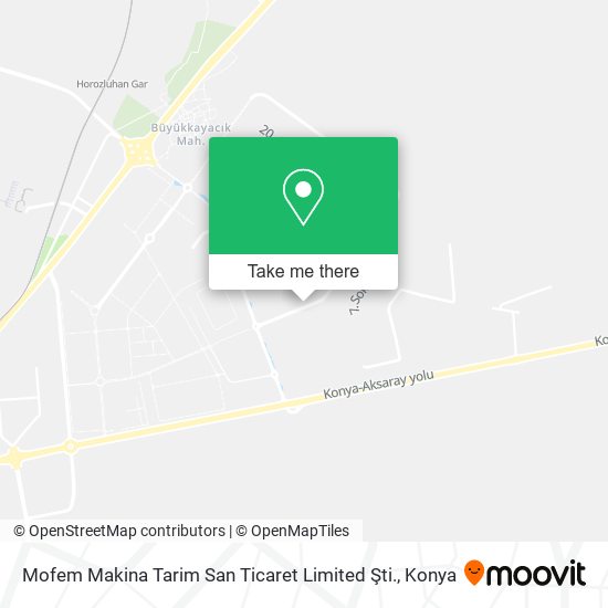 Mofem Makina Tarim San Ticaret Limited Şti. map