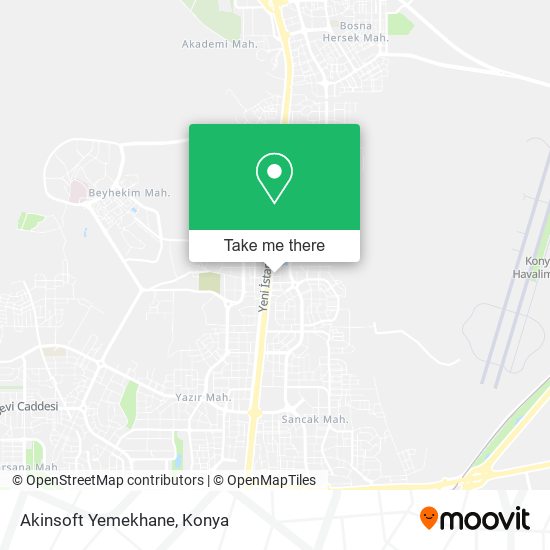 Akinsoft Yemekhane map