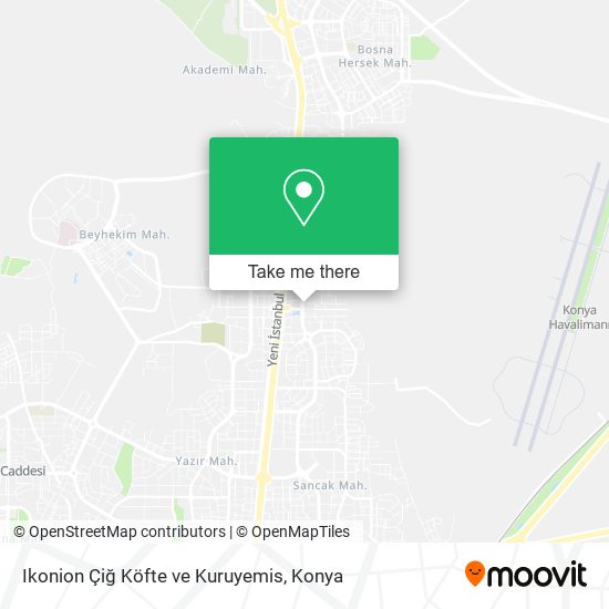 Ikonion Çiğ Köfte ve Kuruyemis map