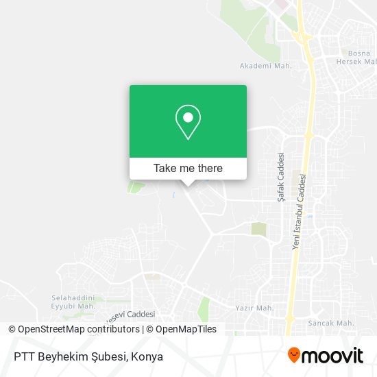 PTT Beyhekim Şubesi map
