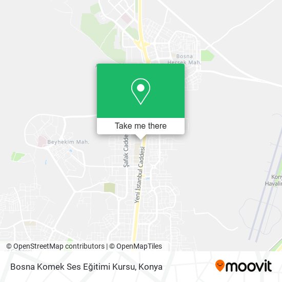 Bosna Komek Ses Eğitimi Kursu map