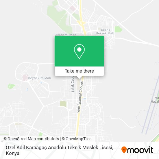 Özel Adil Karaağaç Anadolu Teknik Meslek Lisesi map