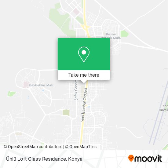 Ünlü Loft Class Residance map
