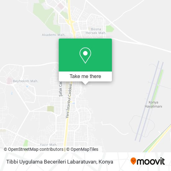 Tibbi Uygulama Becerileri Labaratuvarı map