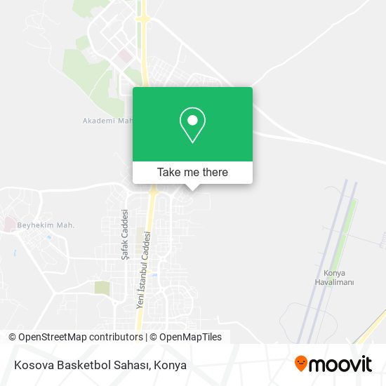Kosova Basketbol Sahası map