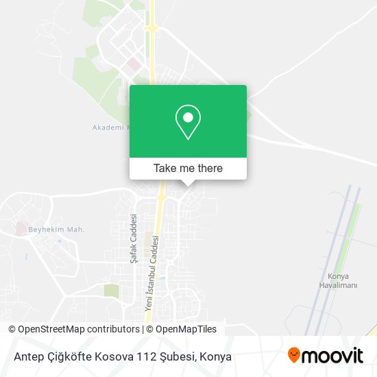 Antep Çiğköfte Kosova 112 Şubesi map