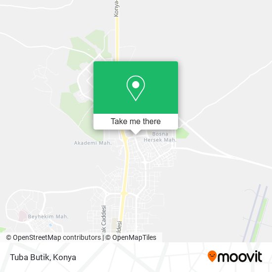 Tuba Butik map