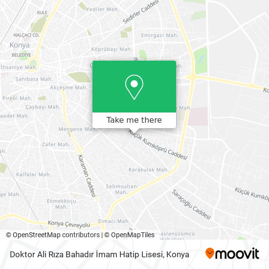 Doktor Ali Rıza Bahadır İmam Hatip Lisesi map