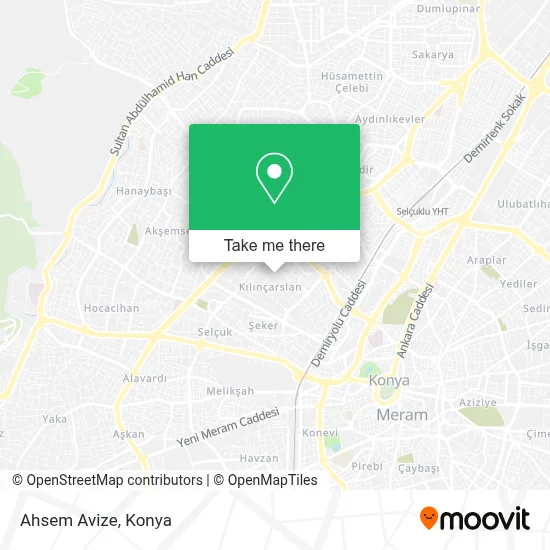 Ahsem Avize map