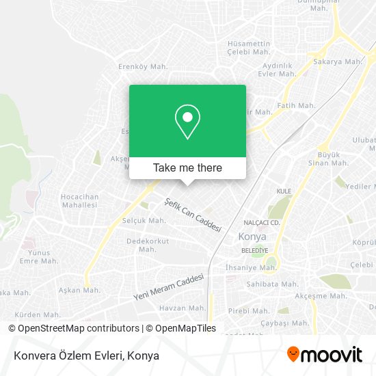 Konvera Özlem Evleri map