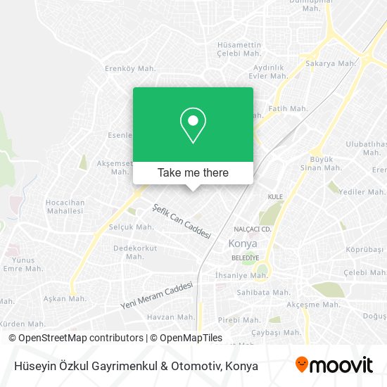 Hüseyin Özkul Gayrimenkul & Otomotiv map